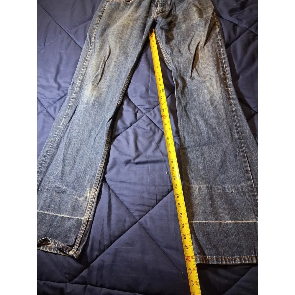 Levis 527 Slim Bootcut Jeans Mens 34x34 Medium Wash Denim Blue